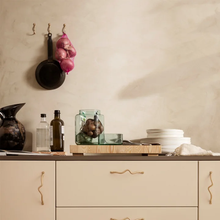 Oli Glazen pot van Ferm Living