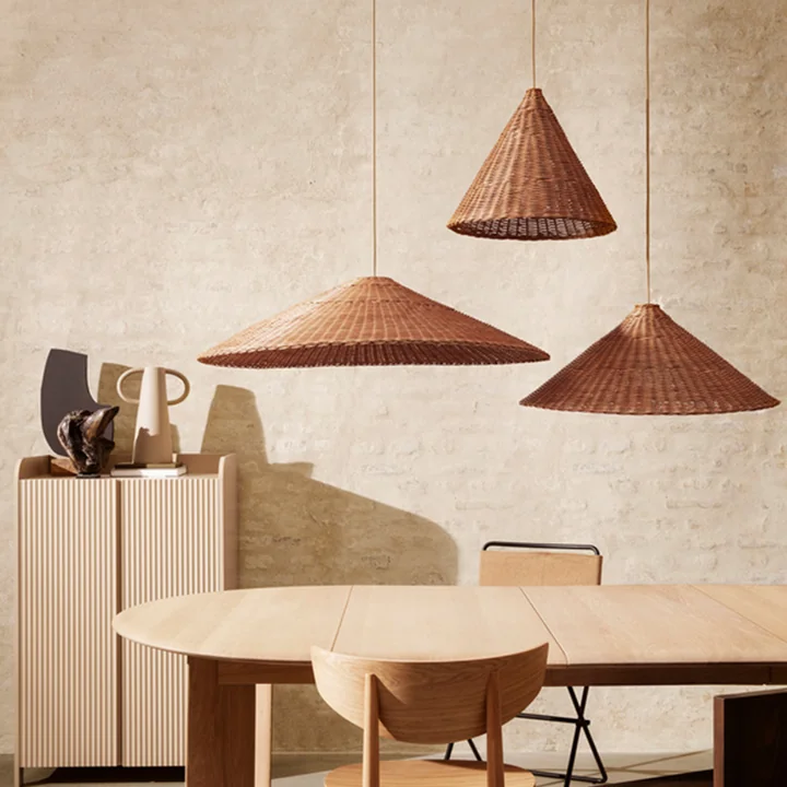 Dou Rattan lampenkap van Ferm Living
