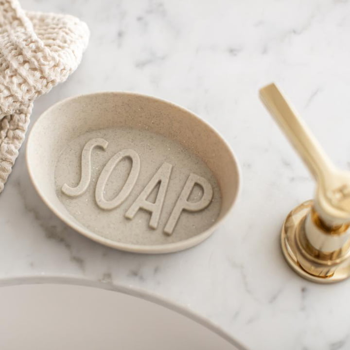 Soap Zeepbakje (Gerecycleerd) van Koziol in desert sand