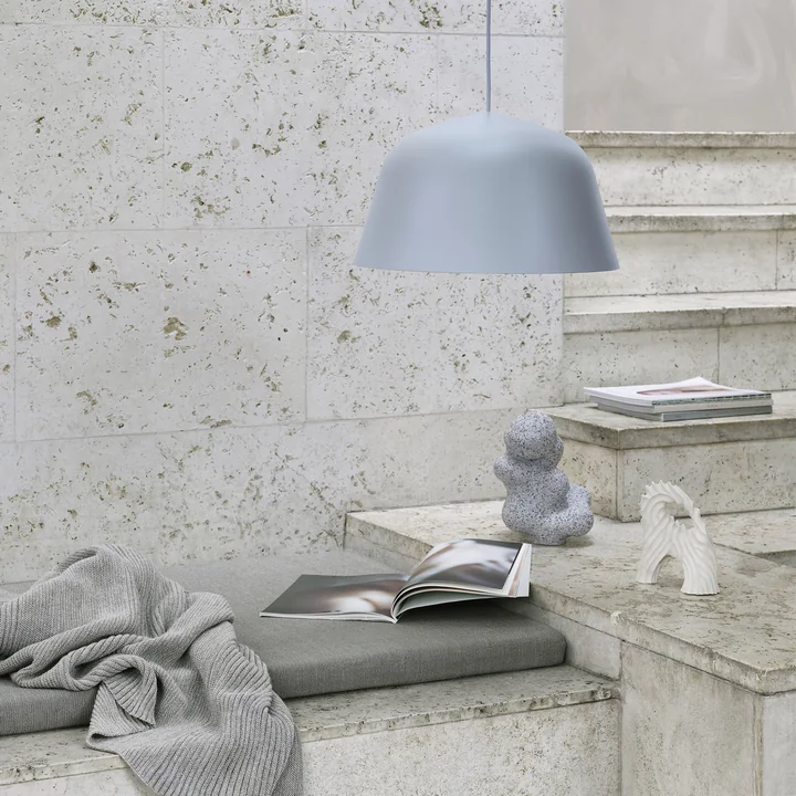 Ambit Hanglamp Ø 40 cm van Muuto in lichtblauw