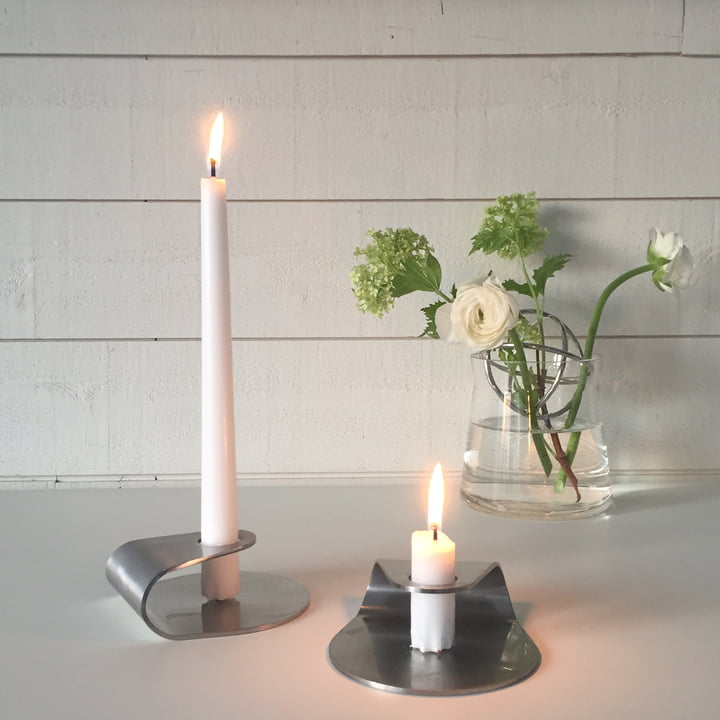 De kandelaar Nightlight van Born in Sweden overtuigt door eenvoud