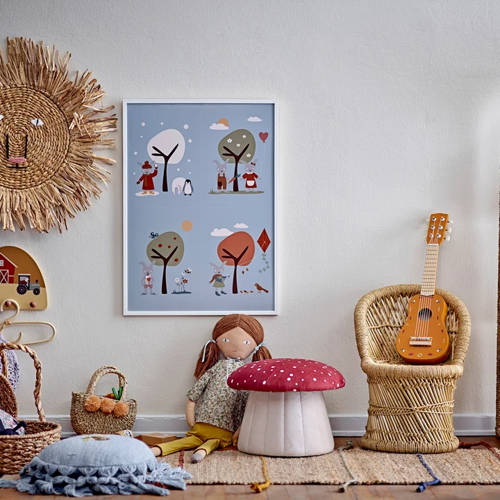 Lue Poef van Bloomingville