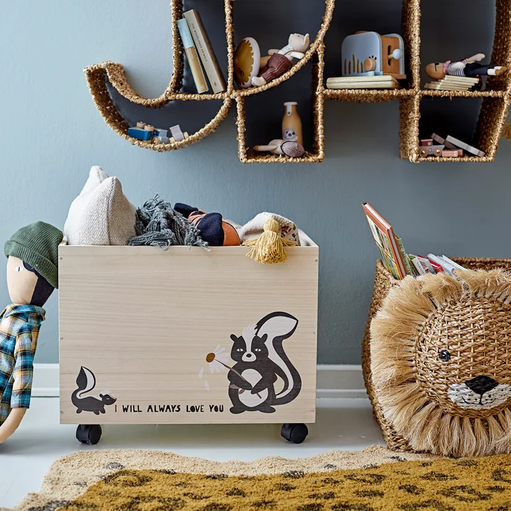 Nonni opbergdoos met wielen van Bloomingville