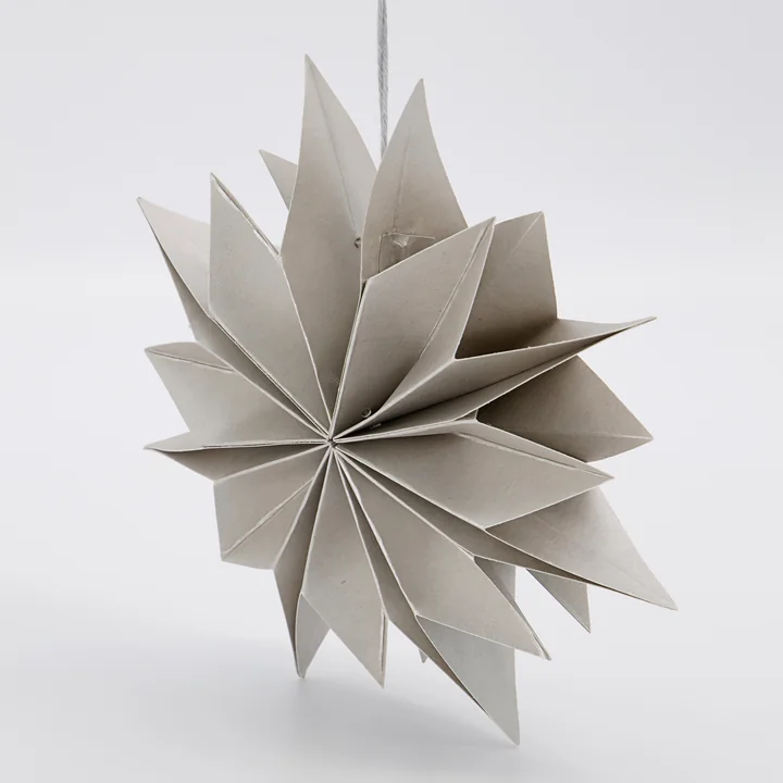 Capella Papieren kerstster van House Doctor in de kleur pearl