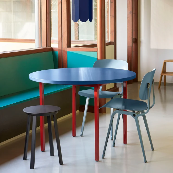 Two-Colour Eettafel in rond ontwerp van HAY