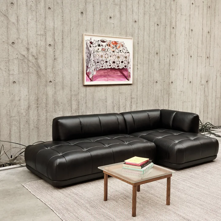 Kofi Salontafel met glazen blad van HAY