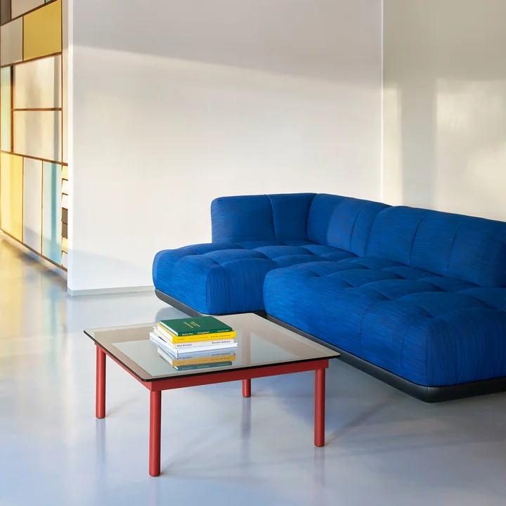 Kofi Salontafel met glazen blad van HAY