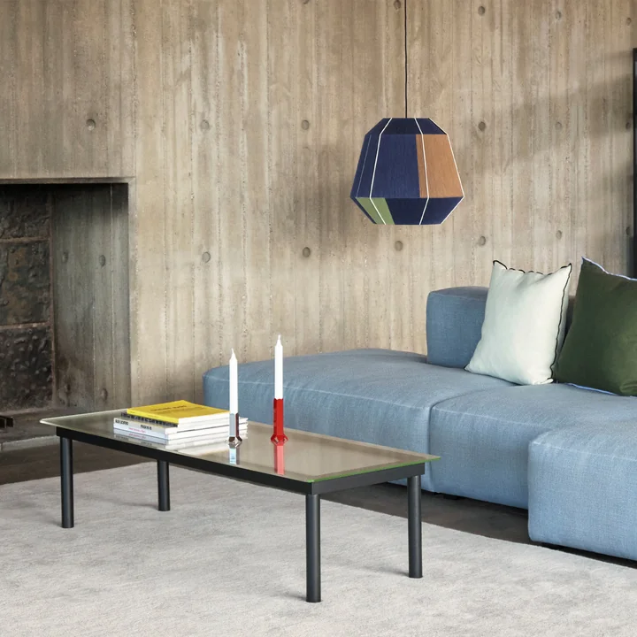 Kofi Salontafel met glazen blad van HAY