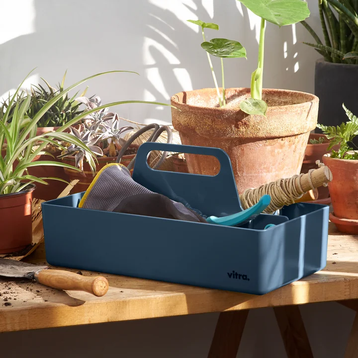 Praktische opbergdoos van gerecycled plastic