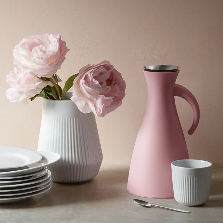 Koffie-vacuümkan 1 l van Eva Solo in rozenkwarts