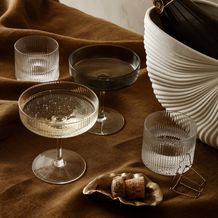 Ripple Drinkglas laag van ferm Living