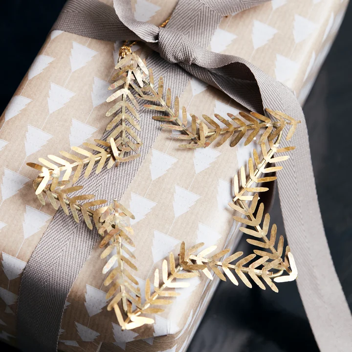 Lamet Kerstboomdecoraties van House Doctor in de vorm van een ster