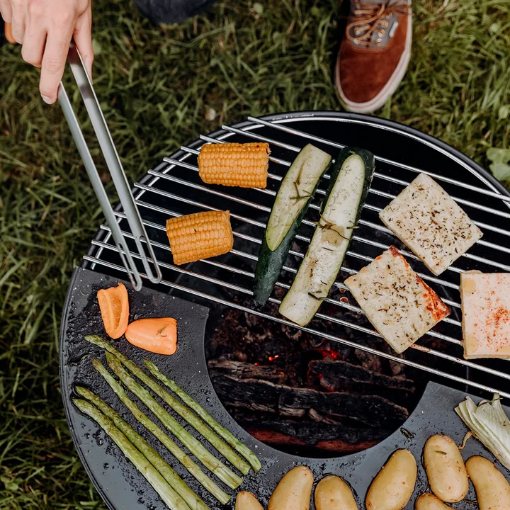 Feestschaal met pancha en grillrooster