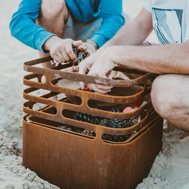 Stijlvolle vuurkorf voor een stijlvol vuur