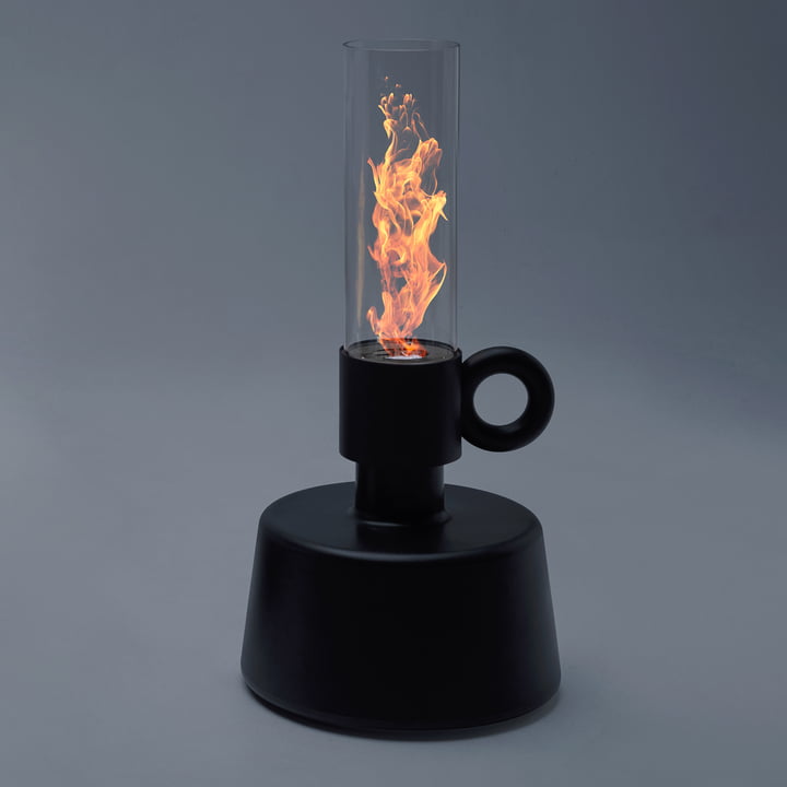 Flamtastique Olielamp voor buiten van Fatboy in de kleur antraciet