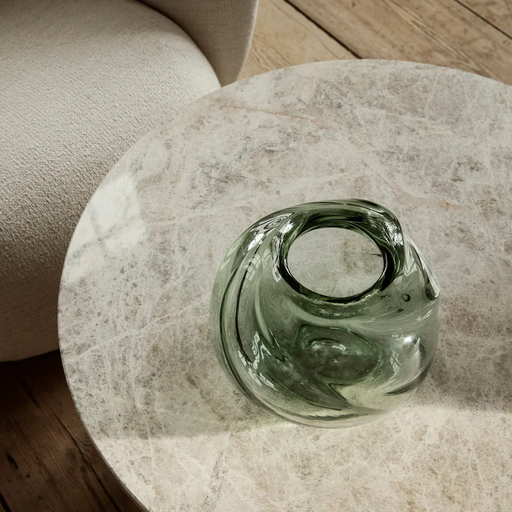 Water Swirl Vaas van Ferm Living in het ontwerp recycled