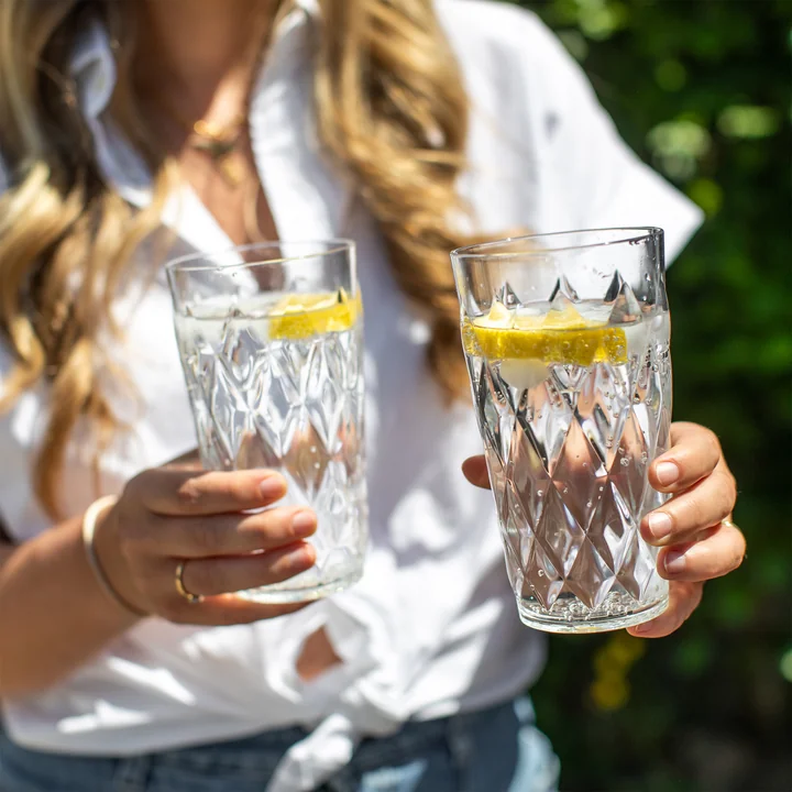 Crystal Glas van Koziol voor binnen & Outdoor