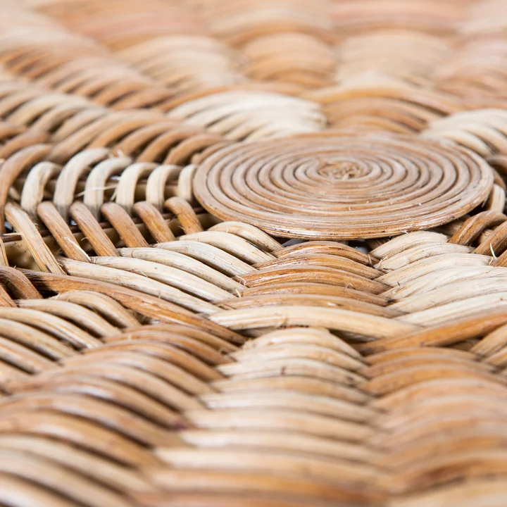 Rotan bijzettafel van HKliving in de natuurlijke versie