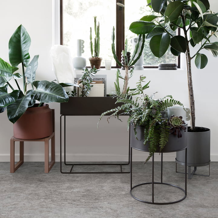 Plant Box , Plant Box rond, Little Architect kinderstoel en Bau bloempot van ferm Living