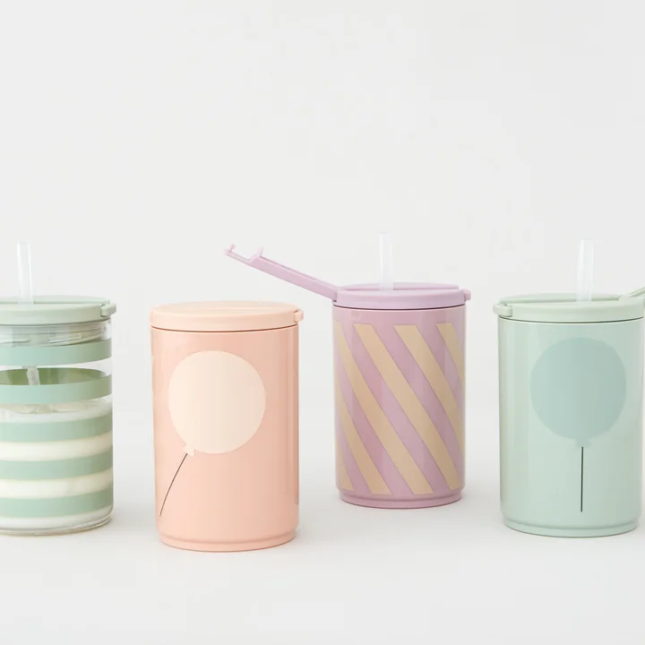 Kids life Drinkrietje beker van Design Letters