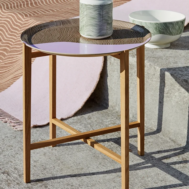 Dienbladstandaard, eiken / Gabriel Näkki Dienblad van Marimekko