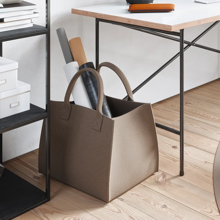 Big & Bigi Vilten mand met 2 handvatten van Hey Sign