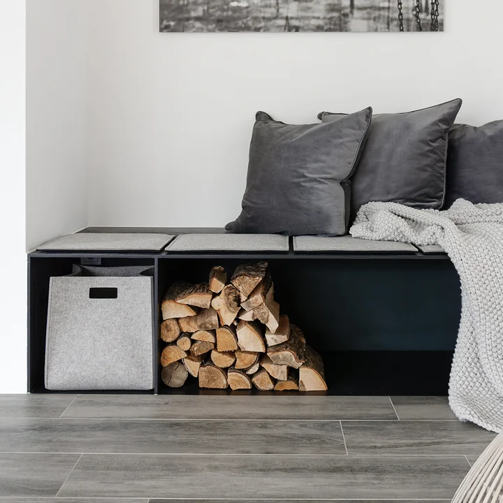 Vilten prullenbak van Hey Sign