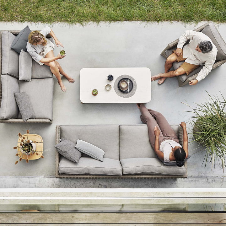 Diamond Outdoor Lounge fauteuil & Sofa van Cane-line