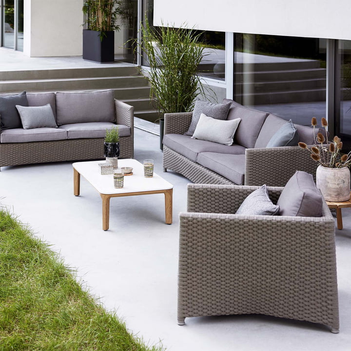 Diamond Outdoor Lounge fauteuil & Sofa van Cane-line