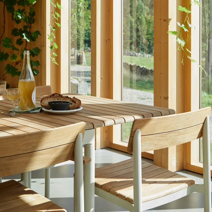 Pelago tafel en stoelen van Skagerak
