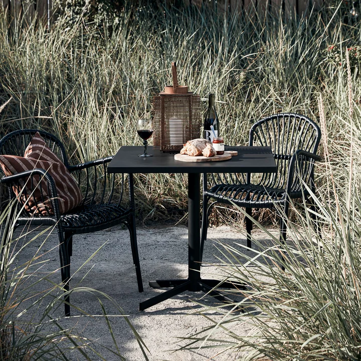 Helo Bistrotafel Outdoor van House Doctor in de kleur zwart