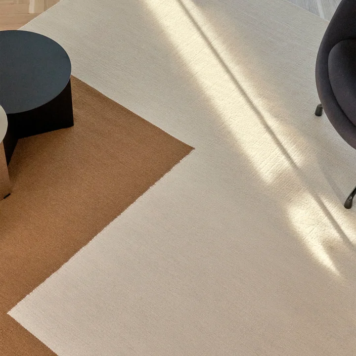 Ethan Cook Flat Works Tapijt van HAY in de kleur bruin