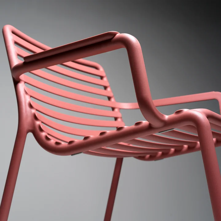 Doga Relax Nardi Tuinstoel van in de kleur marsala