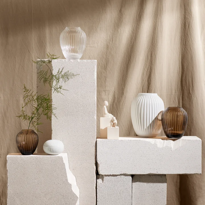 Hammershøi Glazen vaas van Kähler Design