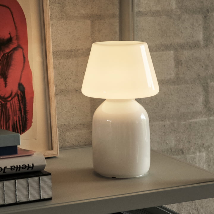 Apollo Oplaadbare lamp, wit van Hay