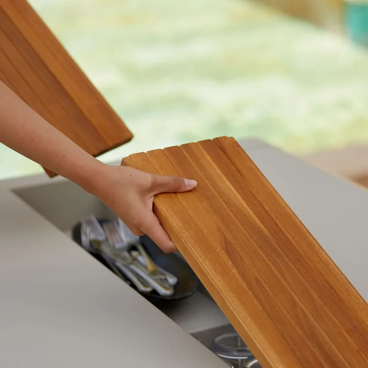 Bellevie Tafel met opbergruimte, grijs van Fernob