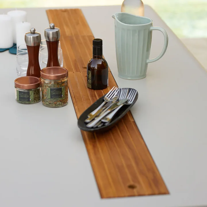 Bellevie Tafel met opbergruimte, grijs van Fermob