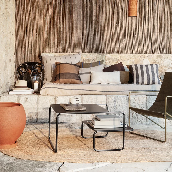 Level Salontafel en Ando Pot van Ferm Living