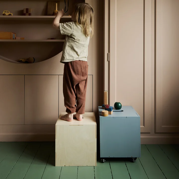 Wielen voor Cube opbergbox van Nofred