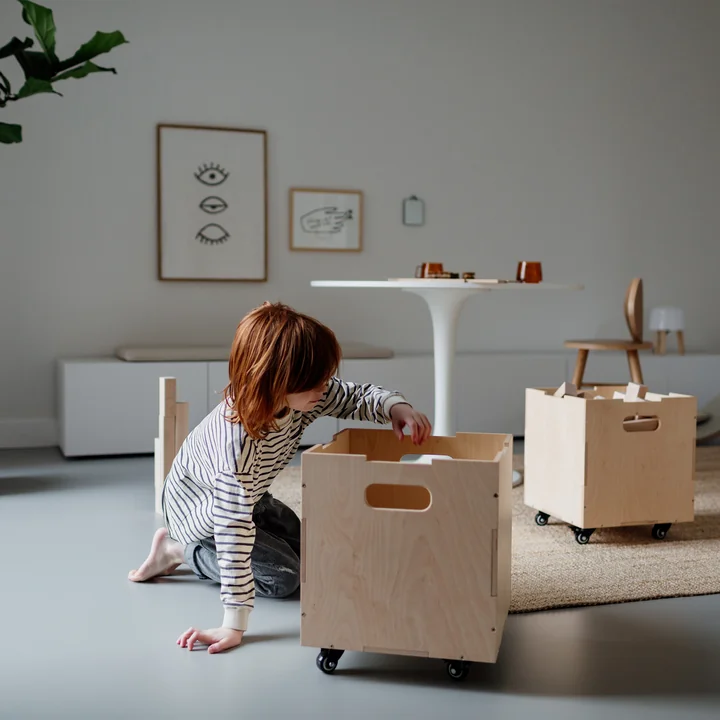 Wielen voor Cube opbergbox van Nofred