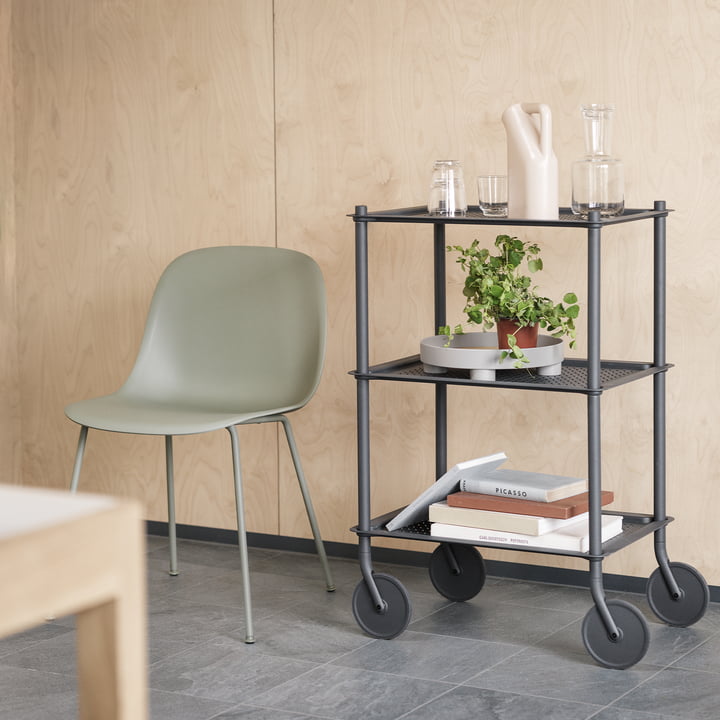 Fiber Side Chair Tube Base van Muuto