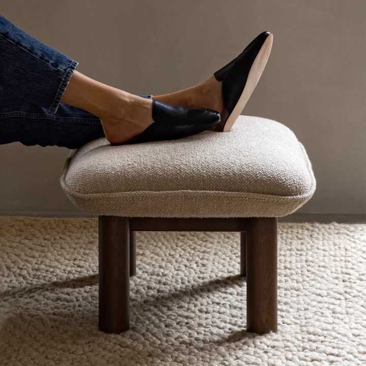 Audo - Brasilia Ottoman, donker eiken