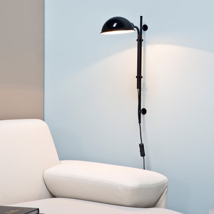 Funiculí Wandlamp, zwart by marset