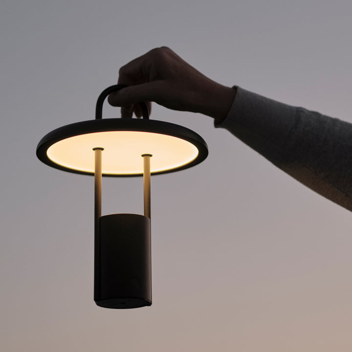 Pier LED-verlichting op batterijen in zwart van Stelton