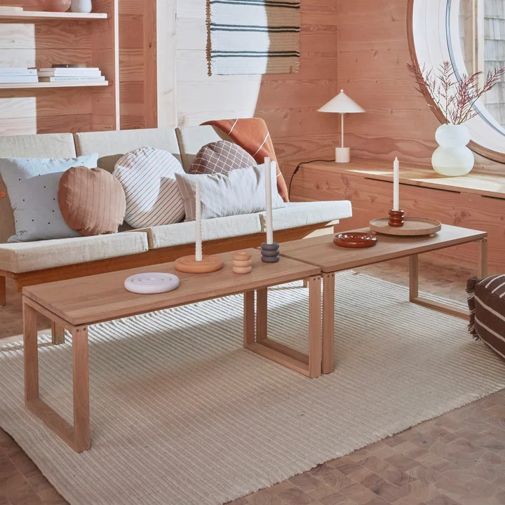 Pi bijzettafel L 90 cm van OYOY in natuurlijke eik