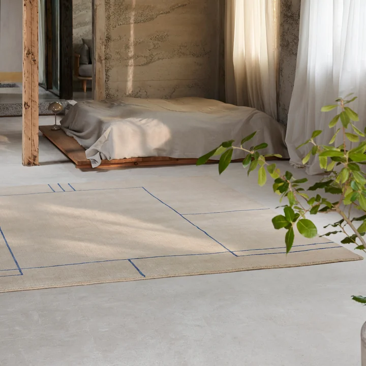 Cruise Aden desert beige AP11 tapijt, 240 x 240 cm, door & Tradition