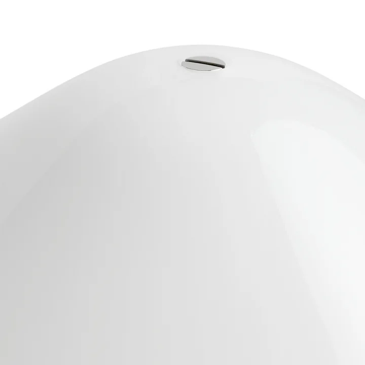 Pao glazen tafellamp van HAY in de kleur wit