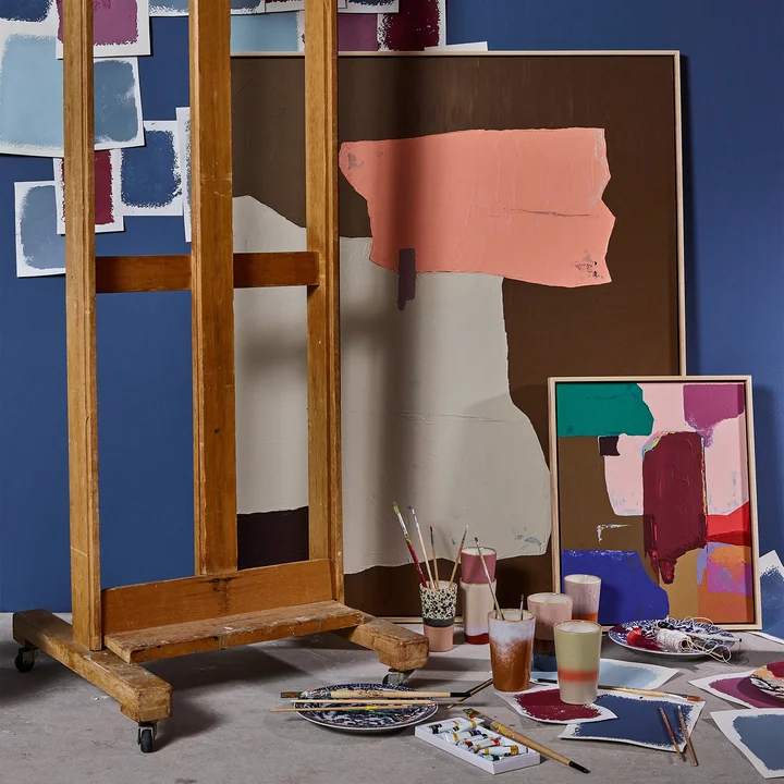 Abstract schilderij van HKliving in de uitvoering nude