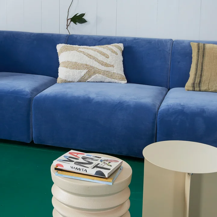 Fluffy Kussen van HKliving in kleur wit / beige