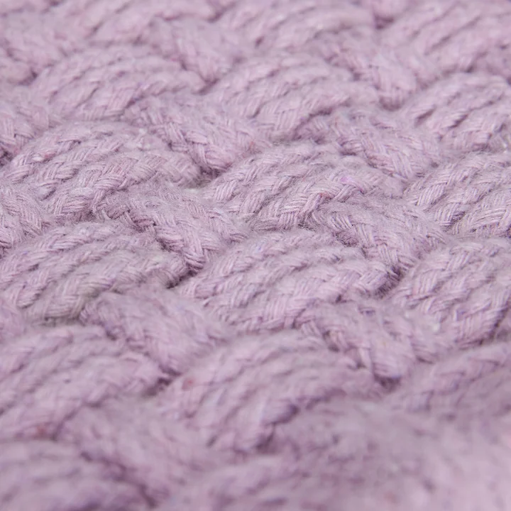 Peri Bankje van Hübsch Interior in de kleur oker/paars